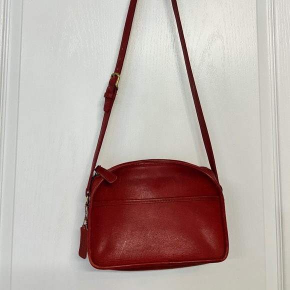Coach Vintage Red Metropolis Bag - Picture 1 of 8